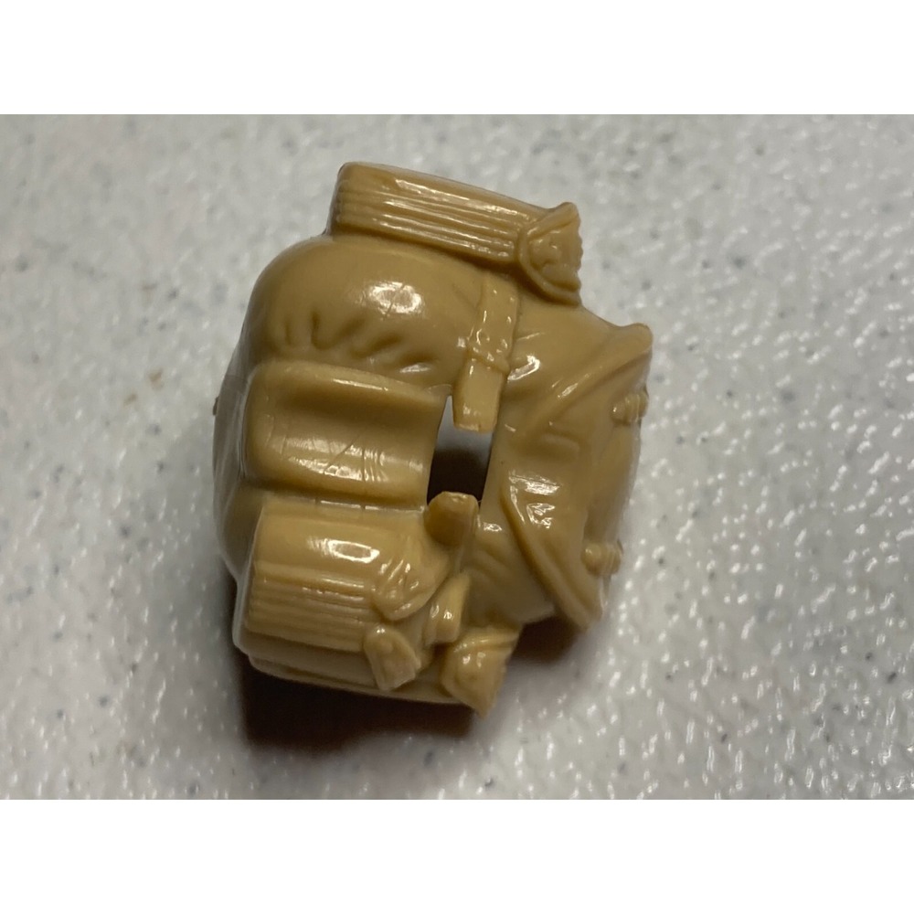 Vintage 1985 GI Joe Alpine Backpack Accessory Original ARAH Hasbro Tan Pack